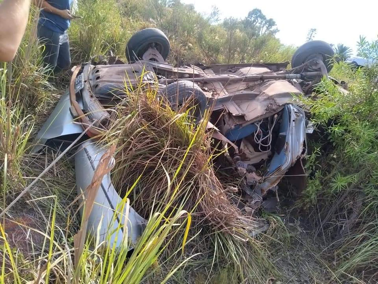 Dos personas fallecidas en un trágico accidente sobre la ruta 11