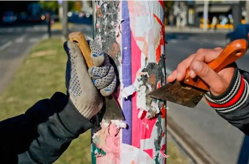 La limpieza de la ciudad tras las elecciones demandará alrededor de diez días