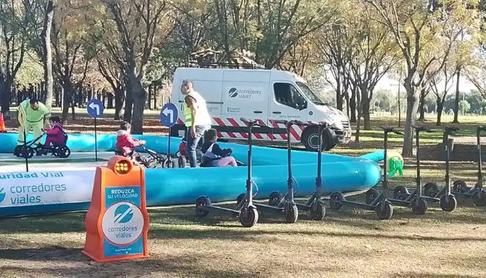 Continúa la jornada de educación vial para niños en el Paseo Público