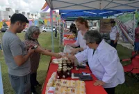Así comenzó el Mercado Alimenticio en el barrio Palermo: productos de Tandil y precios accesibles