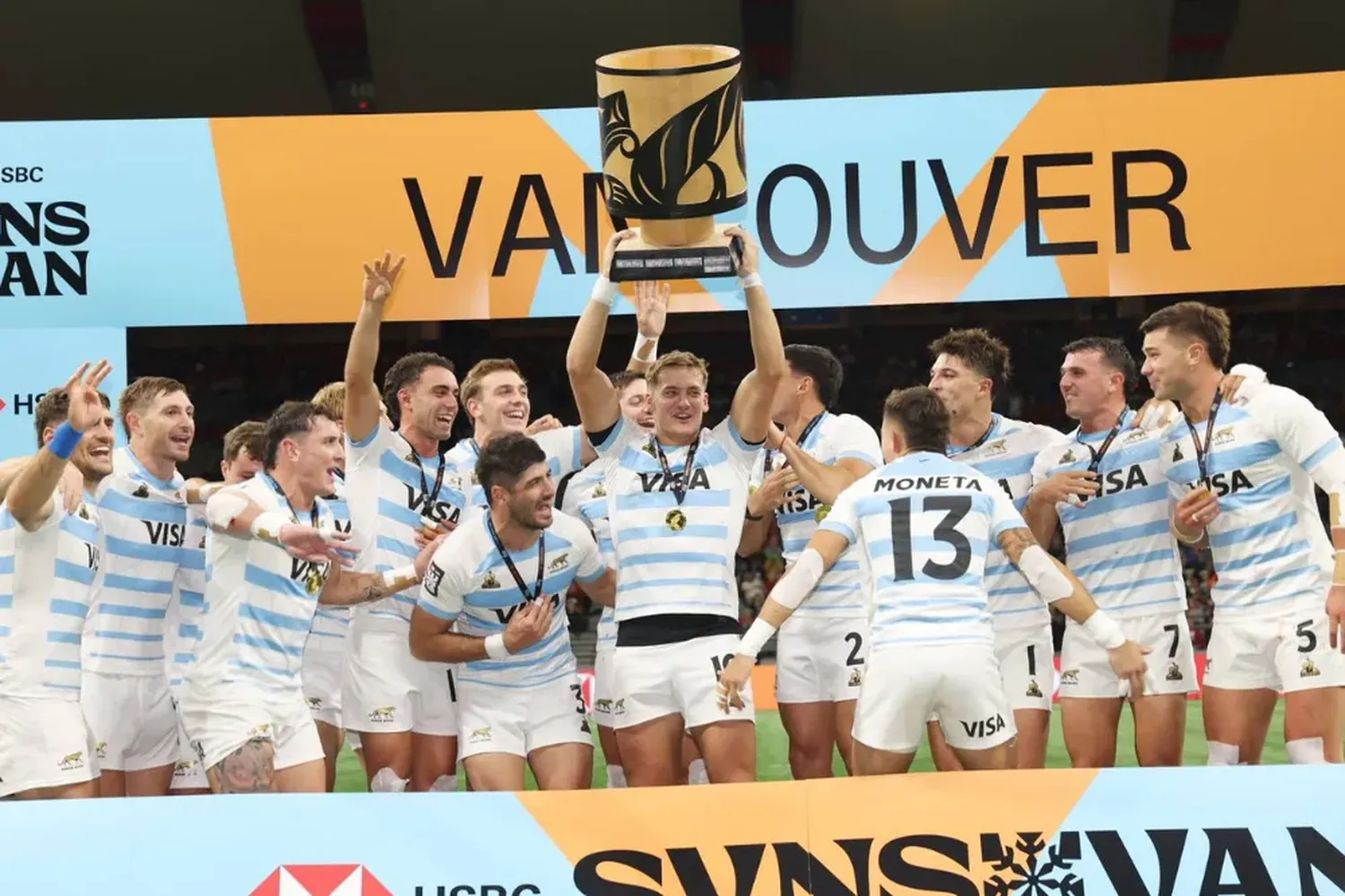Los Pumas afrontarán el Seven de Hong Kong, tras consagrarse en Vancouver