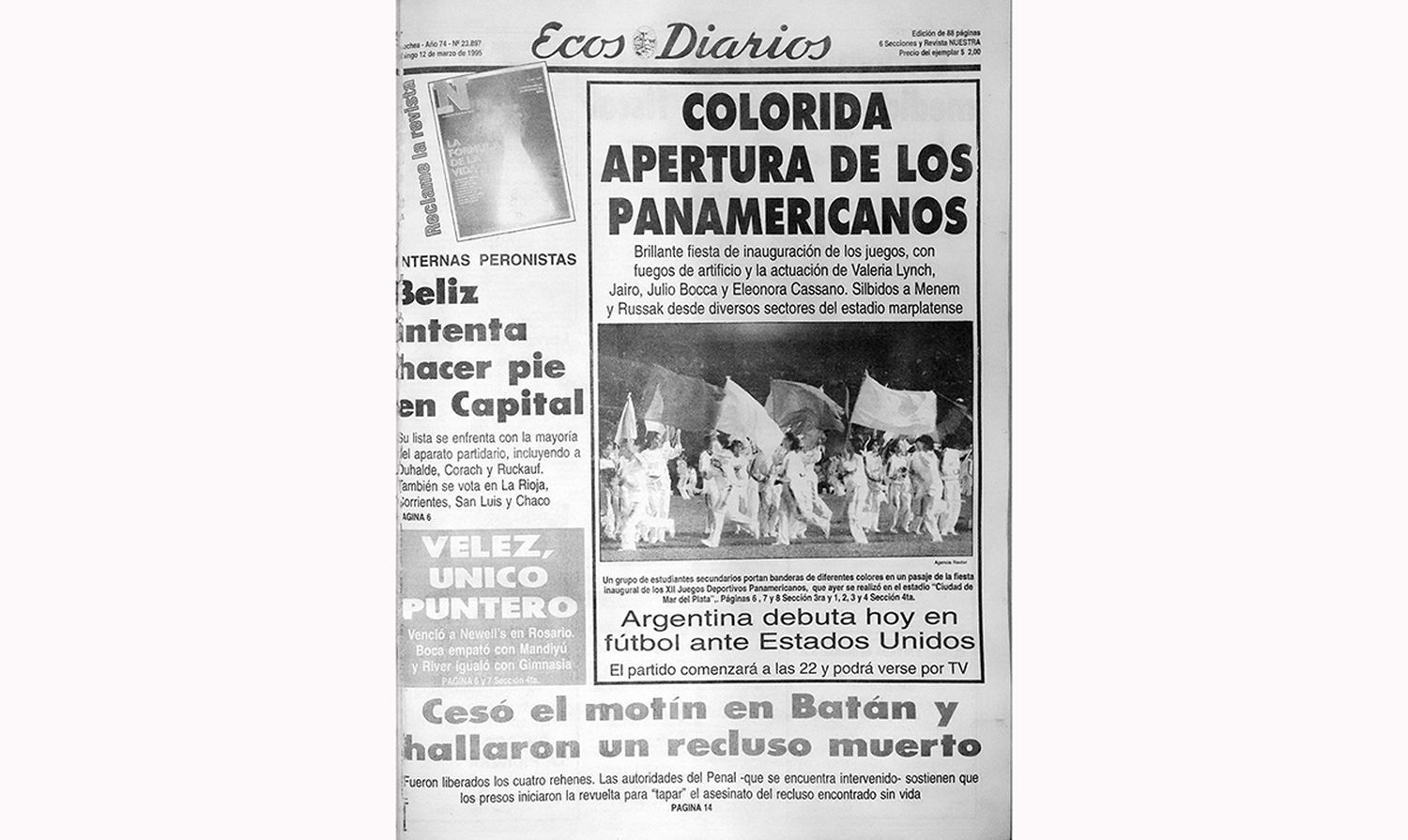 Domingo 12 de marzo de 1995