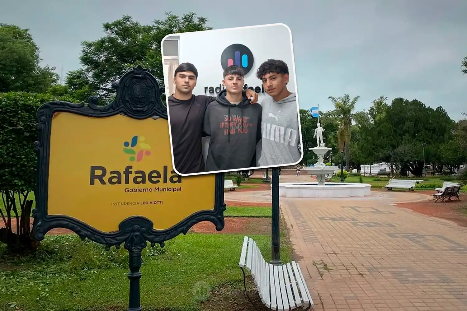 Alejo, Lautaro y Uriel - estudiantes de la Escuela de Educación Técnica N° 495 "Malvinas Argentinas" | solicitan la instalación de nuevos puntos de provisión de agua caliente en espacios verdes