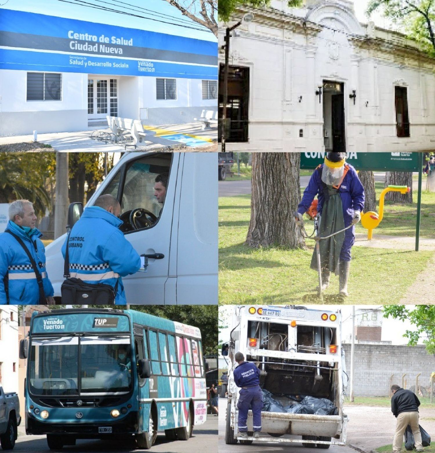 Prestación de los servicios municipales durante el fin de semana largo