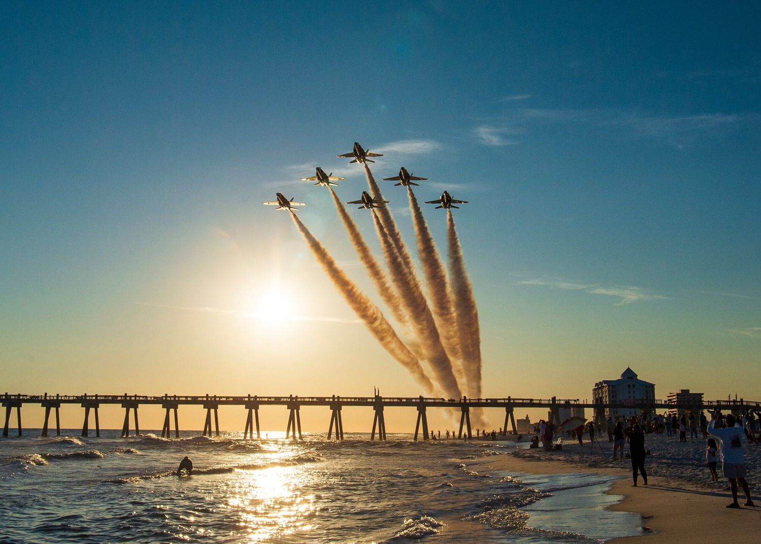 [Fotogalería] El ocaso para los F/A-18 Hornet A/B/C/D de los Blue Angels