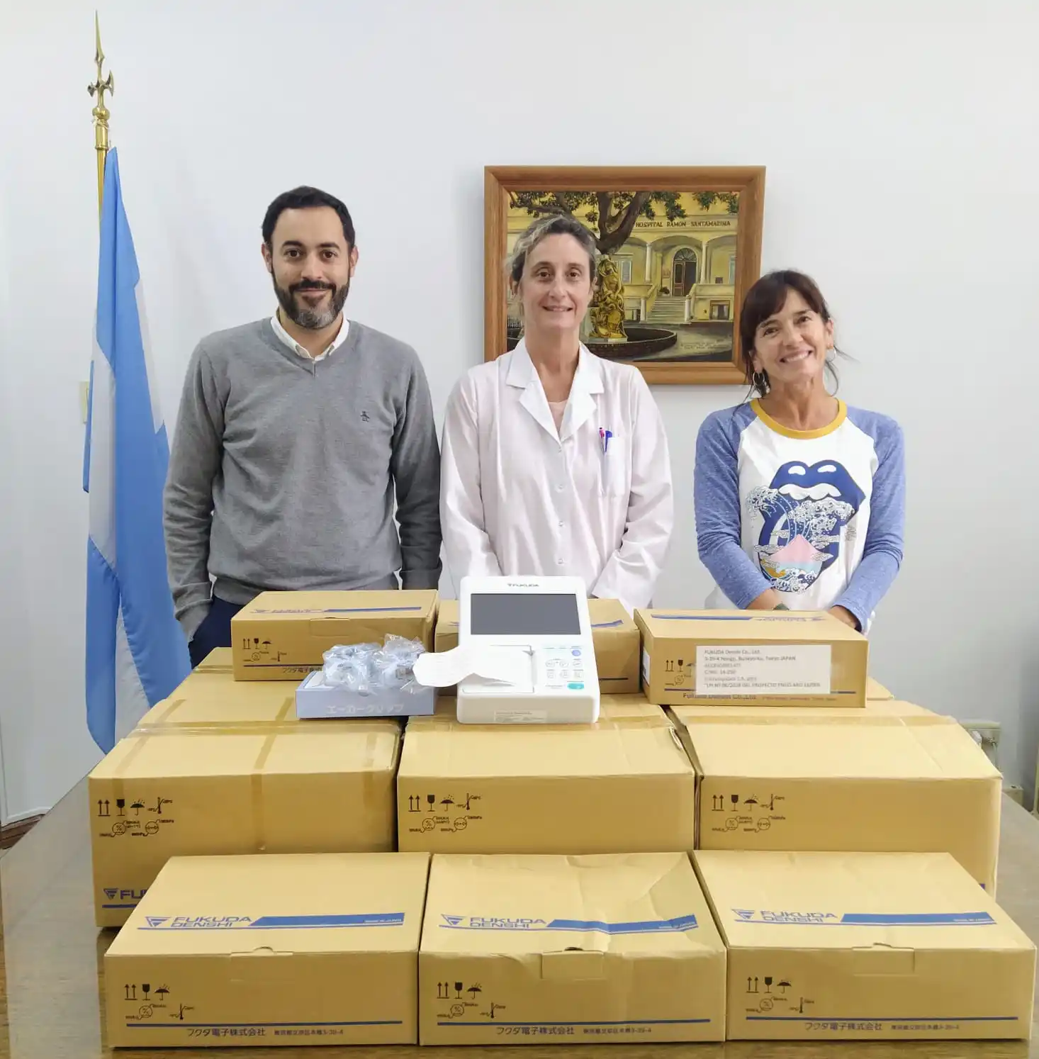 Seis nuevos electrocardiógrafos digitales para el Hospital Municipal