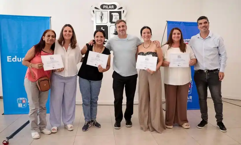 Achával acompañó el cierre de año del programa “Tarea de Todos”