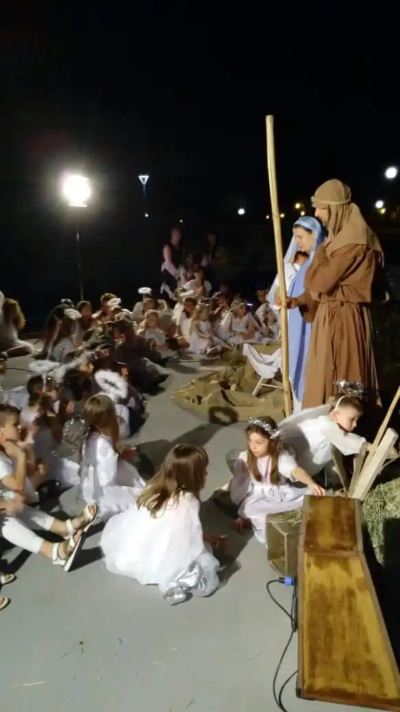 Se realizó el pesebre navideño