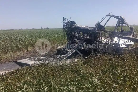 Cayó una avioneta una una localidad de la región 