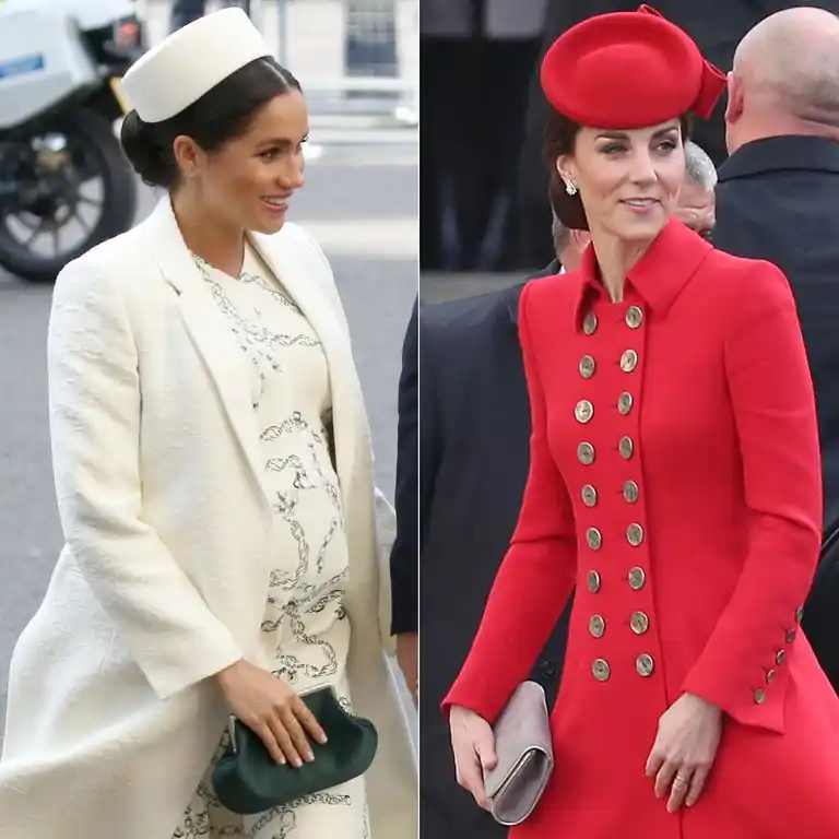 Duelo de estilo entre Meghan y Kate en la celebración de la Commonwealth