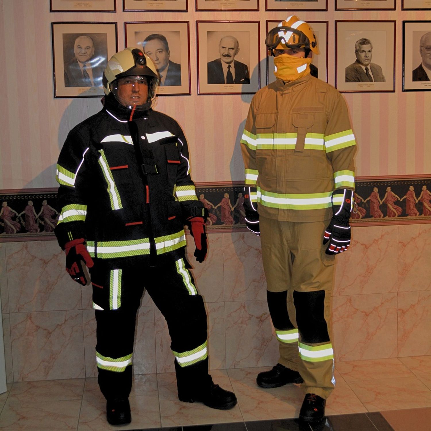 bomberos trajes