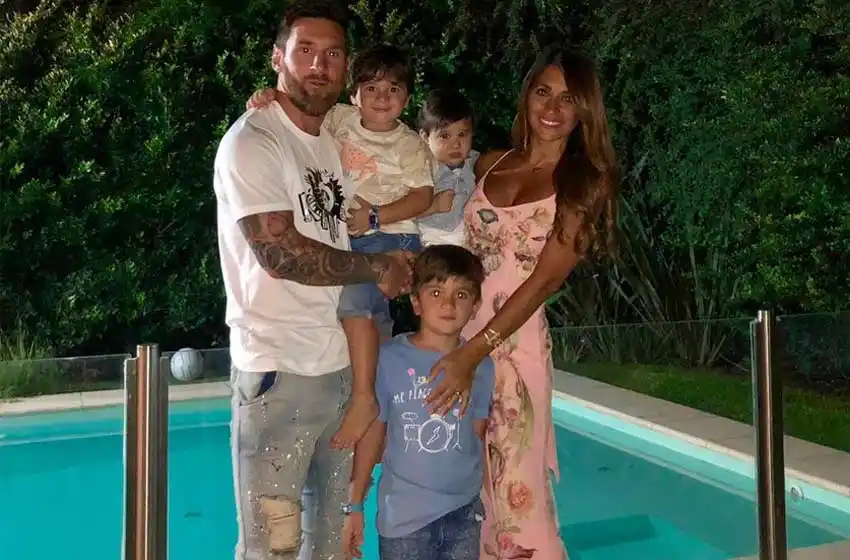 Ciro Messi, bautizado durante su estadía en Rosario