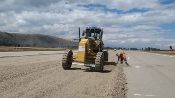 Perú: Obras en el Aeropuerto Francisco Carlé de Jauja alcanzan un 40% de ejecución