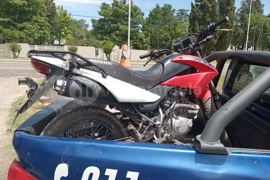 Operativo cerrojo en Ruta Provincial 70: hay dos aprehendidos por el robo de una moto