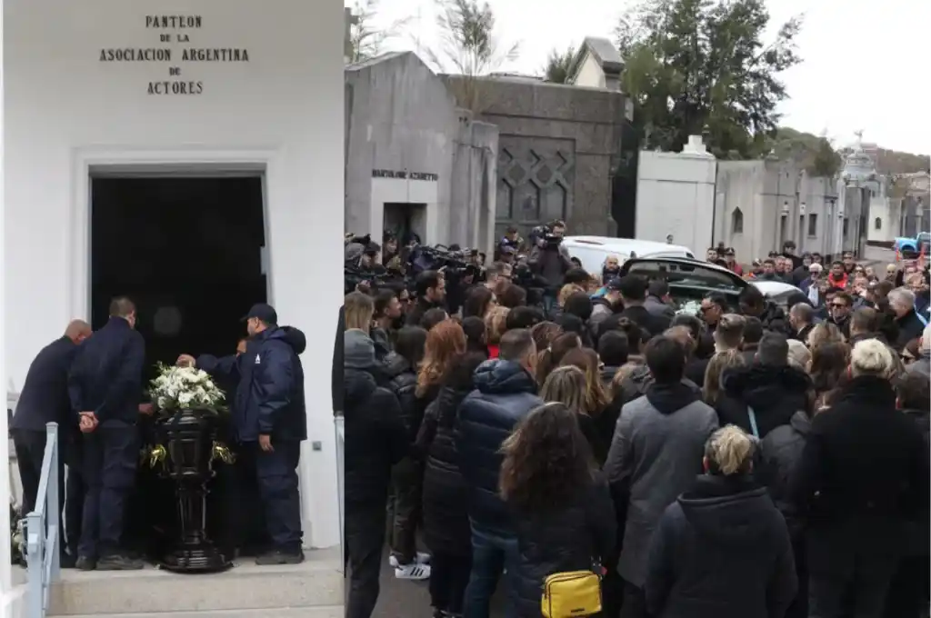 Una multitud se acercó a despedir a la modelo.