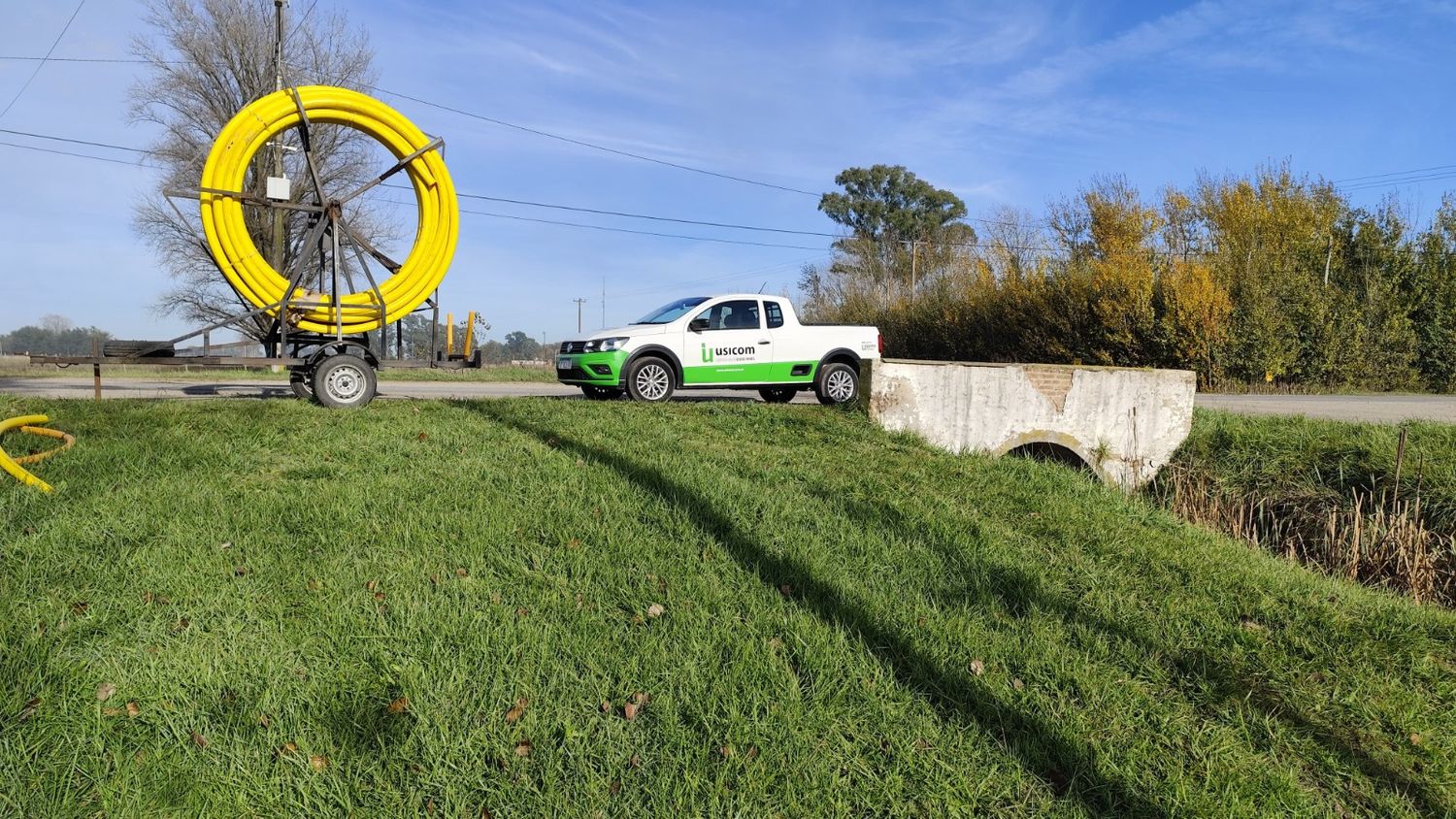 El Municipio de Tandil realiza obras de gas en María Ignacia Vela