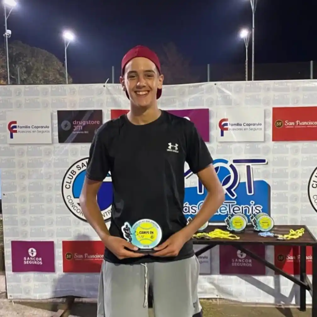 Luciano Cabaña se consagró campeón entrerriano Sub 16 en Concordia