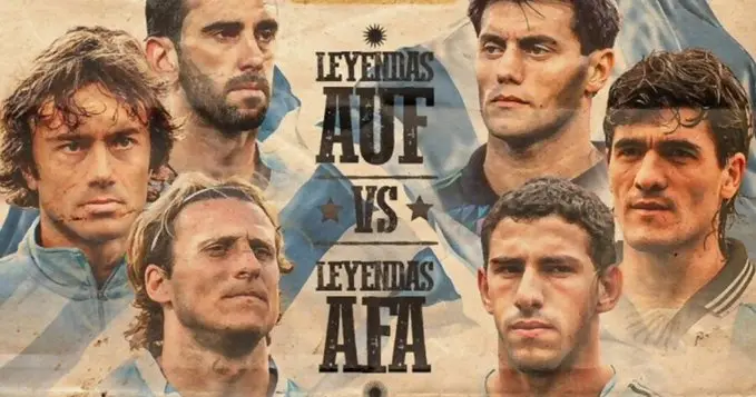 Amistoso de leyendas y fútbol europeo: la agenda deportiva de este viernes