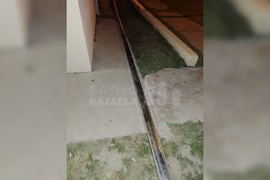 Quisieron robarle perfiles galvanizados de 12 metros, pero los vieron desde el Centro de Monitoreo