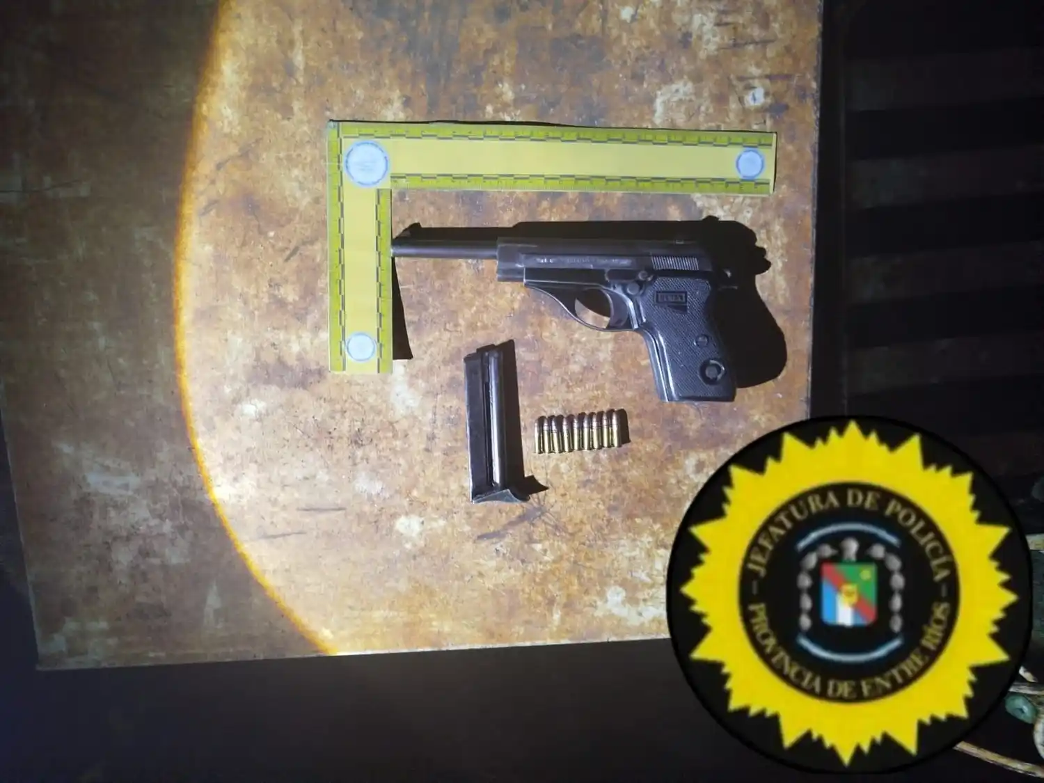 Aprehenden a sujeto en Villaguay tras conflicto y secuestro de pistola