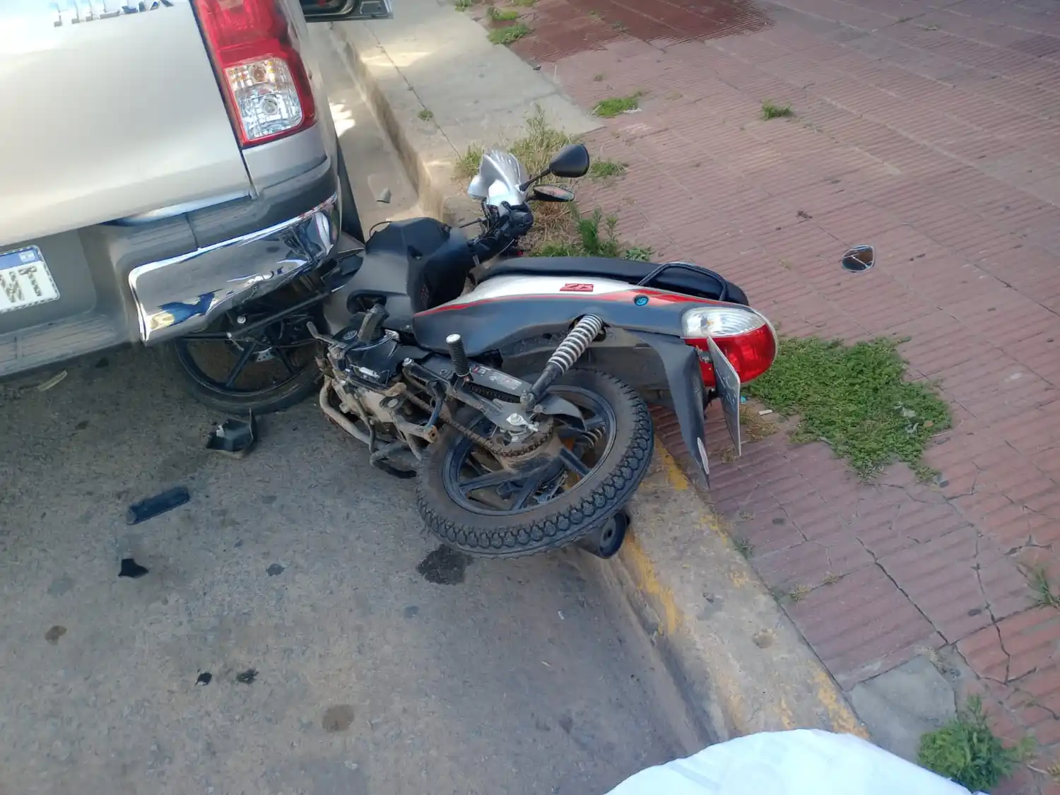 Accidente de tránsito en Miguel Porta y Balcarce