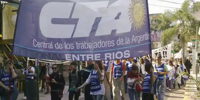 CTA Entre Ríos: “Hemos respondido al pedido de los trabajadores al poner fecha al paro”