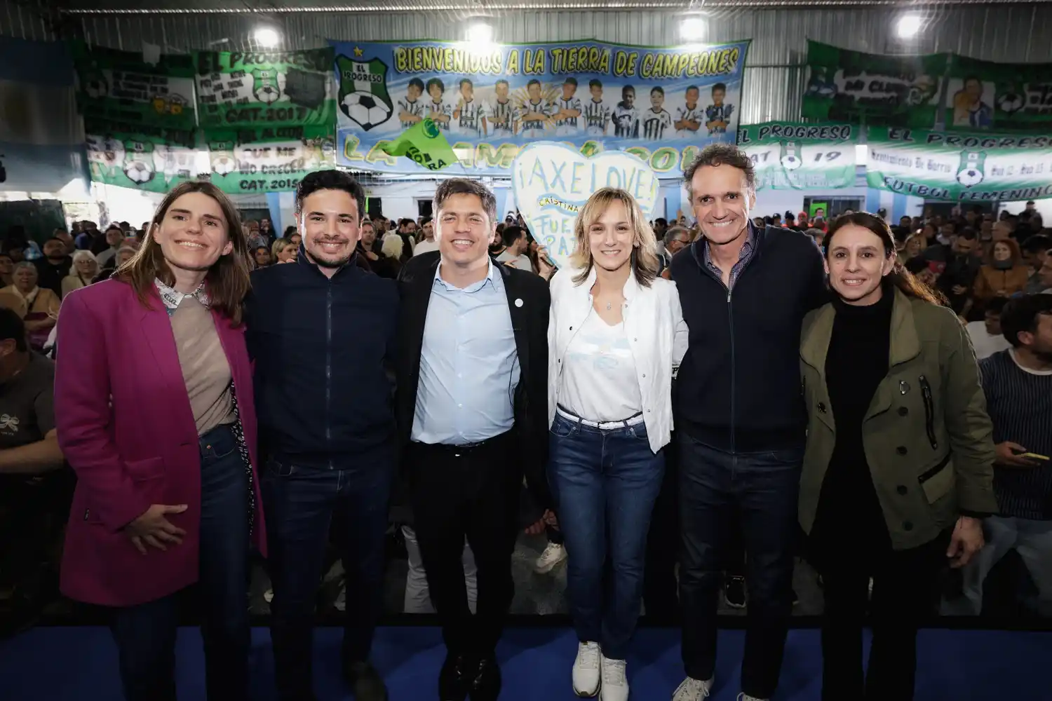 Elecciones bonaerenses: Kicillof encabezó el cierre de campaña de FP en Tigre con Sebastián Rovira y Massa emocionado