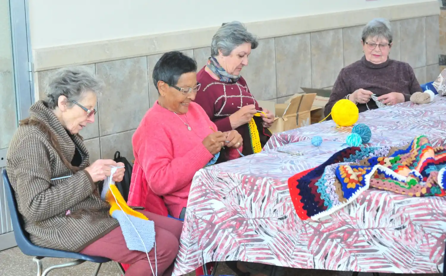 La solidaridad se teje en la comunidad Cristo Rey.