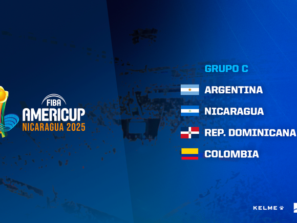 Argentina conoce a sus rivales de la AmeriCup 2025 de Nicaragua