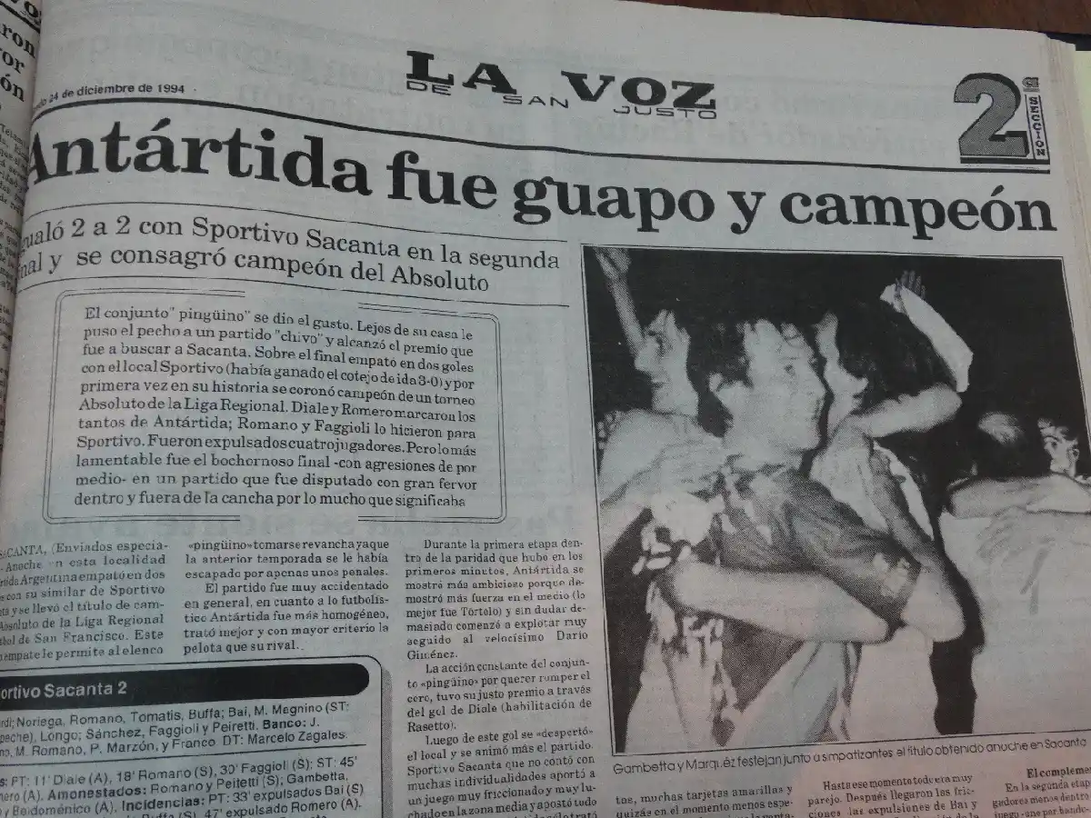 Antártida brindó por un histórico logro