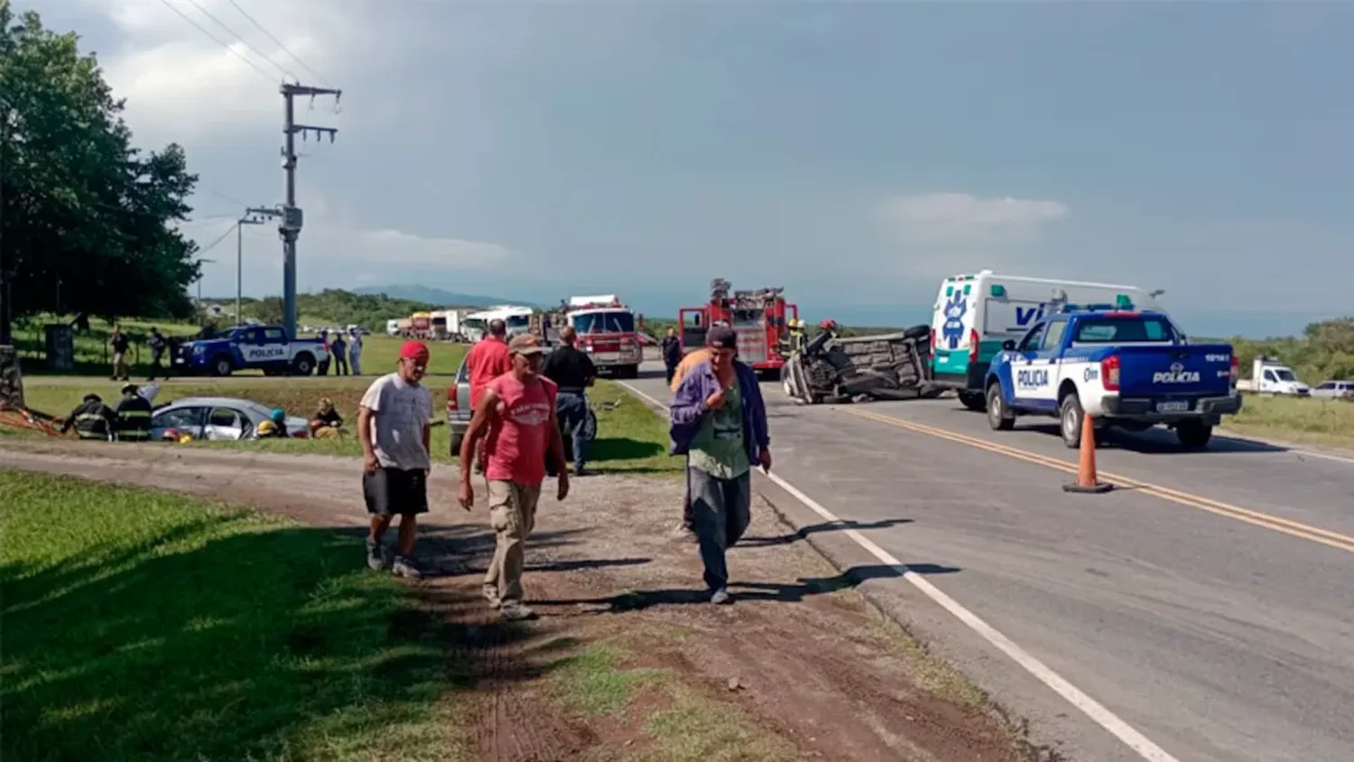 Choque fatal en Córdoba: siete heridos y un muerto