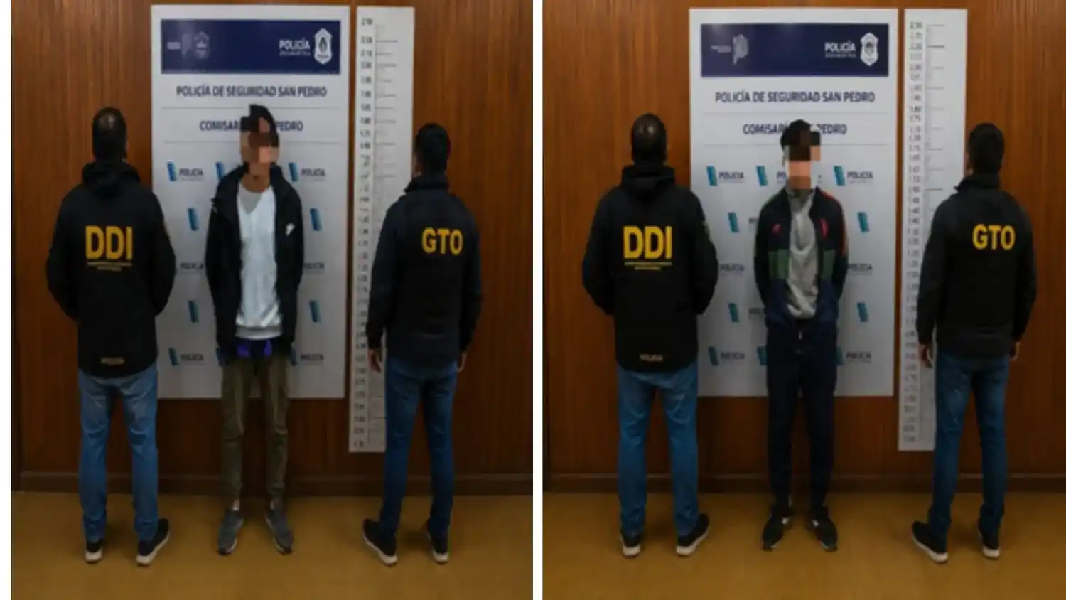 Dos individuos fueron detenidos durante el allanamiento. También se secuestraron varios elementos.
