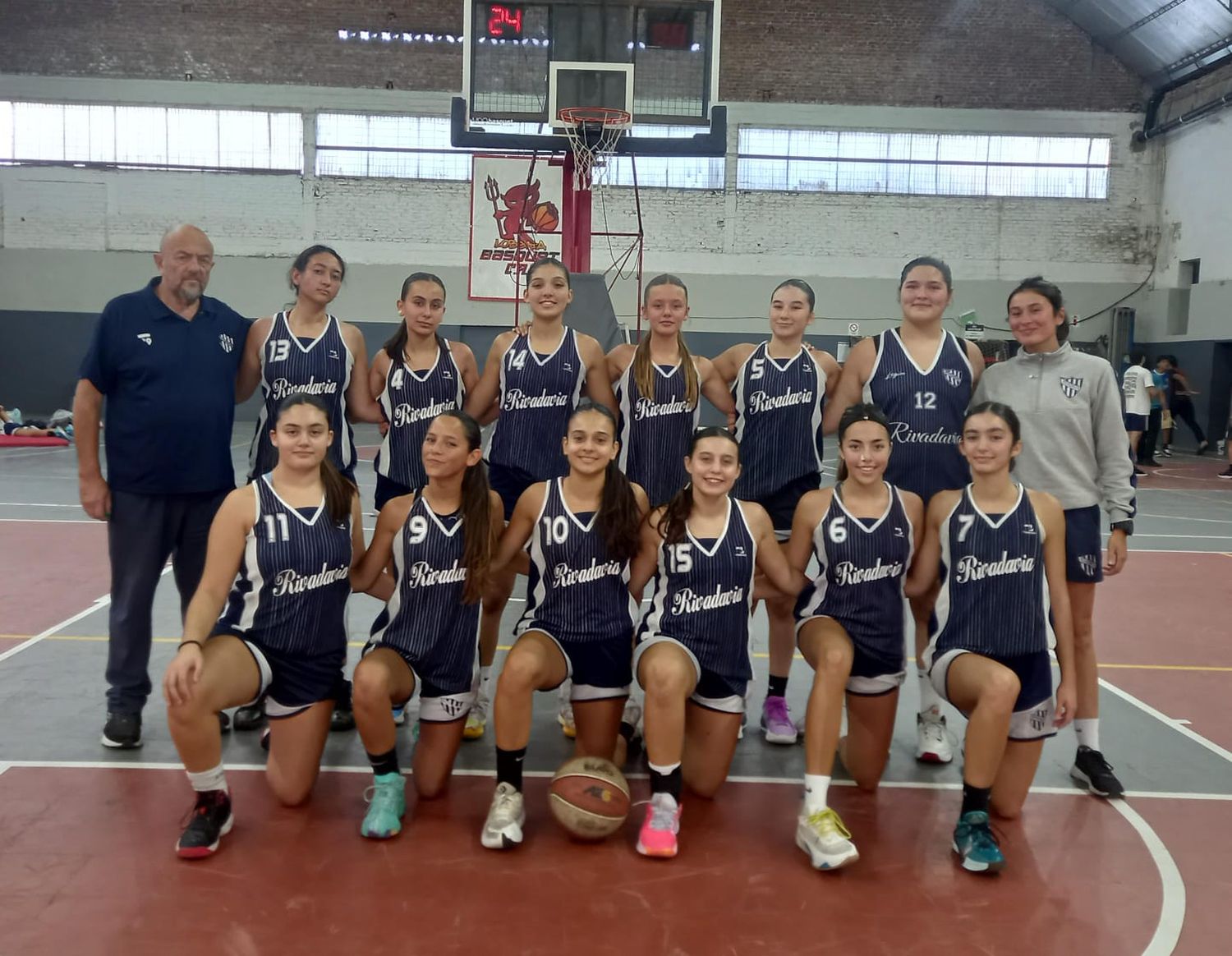 La U17 de Rivadavia, que estará presente en el PreFederal