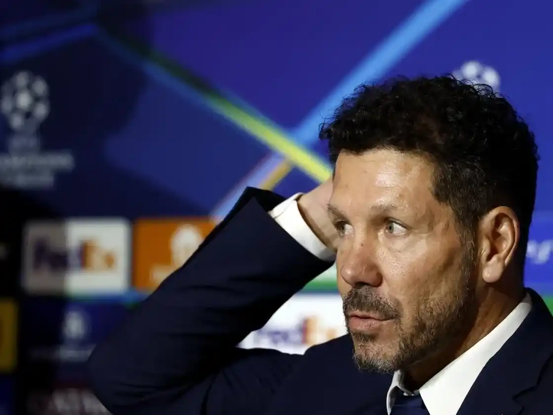 Simeone sigue sin poder ganar la UEFA Champions League. (Foto REUTERS).