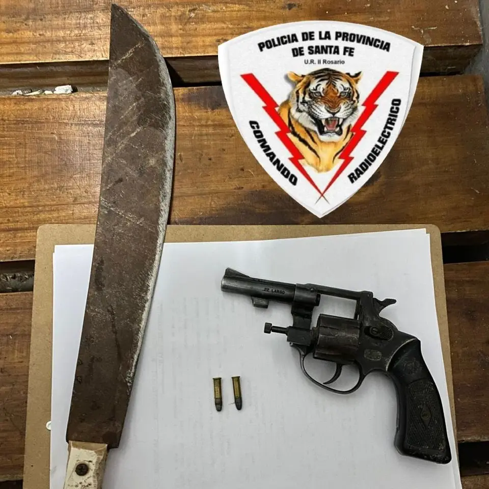 Armas secuestradas.