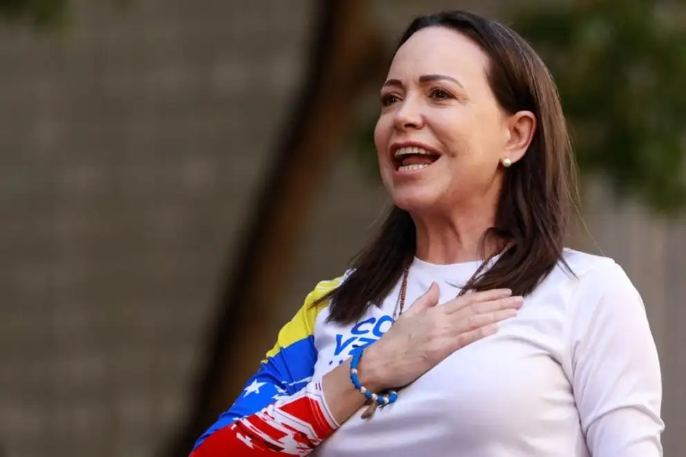 La líder opositora fue secuestrada por las fuerzas de seguridad venezolanas.