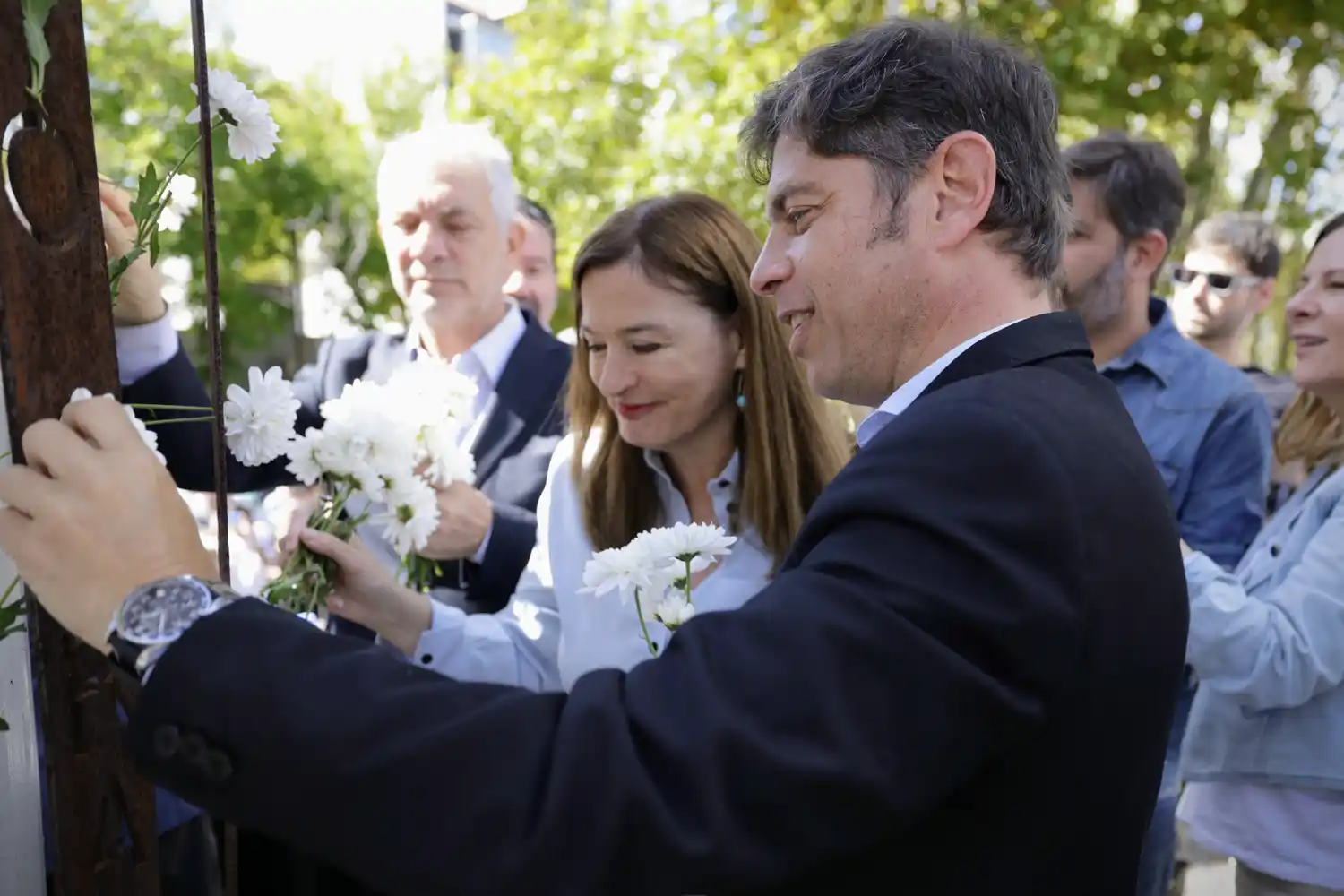 Kicillof en el acto homenaje