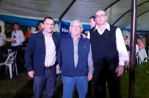 Grané participó de los festejos del 75° Aniversario del Club Deportivo Urdinarrain