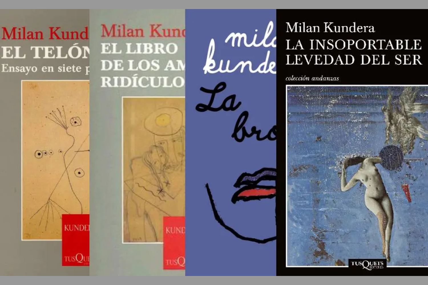 Fue en Francia, con la publicación en 1984 de su novela La insoportable levedad del ser, que se ganó su estátus de estrella de la literatura