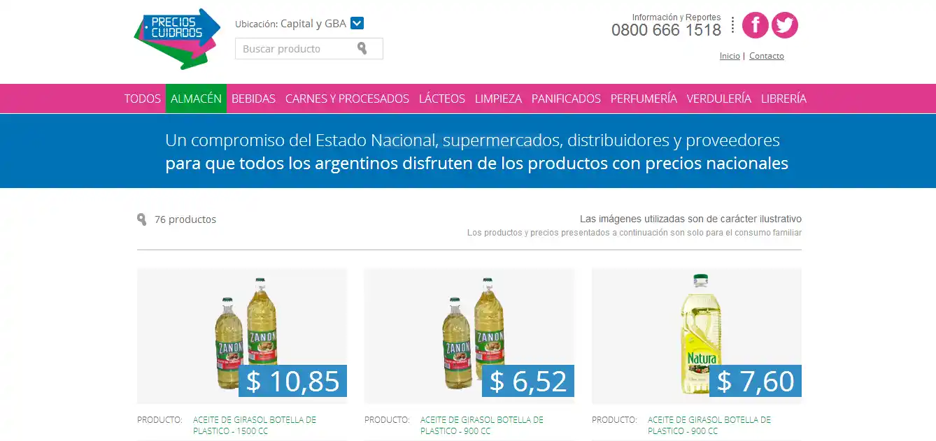 Precios Cuidados: La web para ver cuánto salen los productos del acuerdo