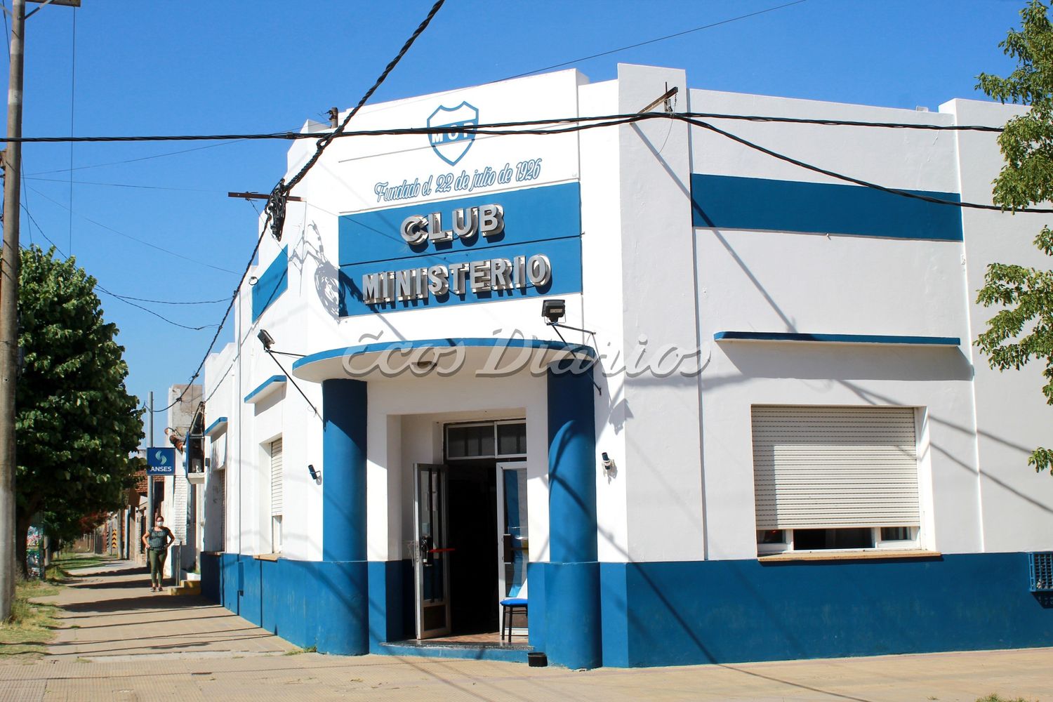 Esquina del histórico Club de Quequén. Avenida 554 y 519