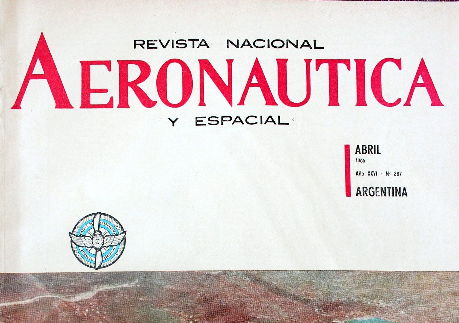 [Sábados de revista] Revista Nacional Aeronáutica y Espacial – Abril 1966