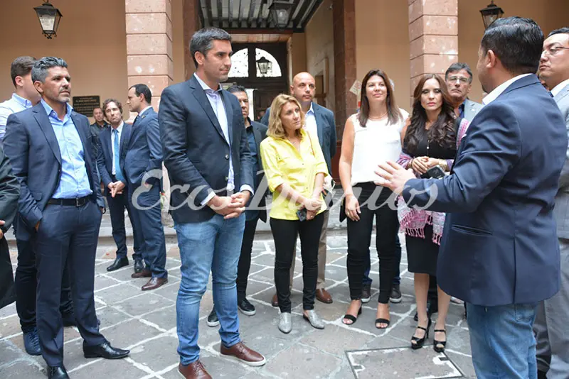Domínguez Yelpo en México para interiorizarse de las políticas de seguridad
