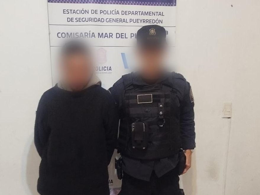 El sujeto había desarmado el carburador y la manguera de nafta.