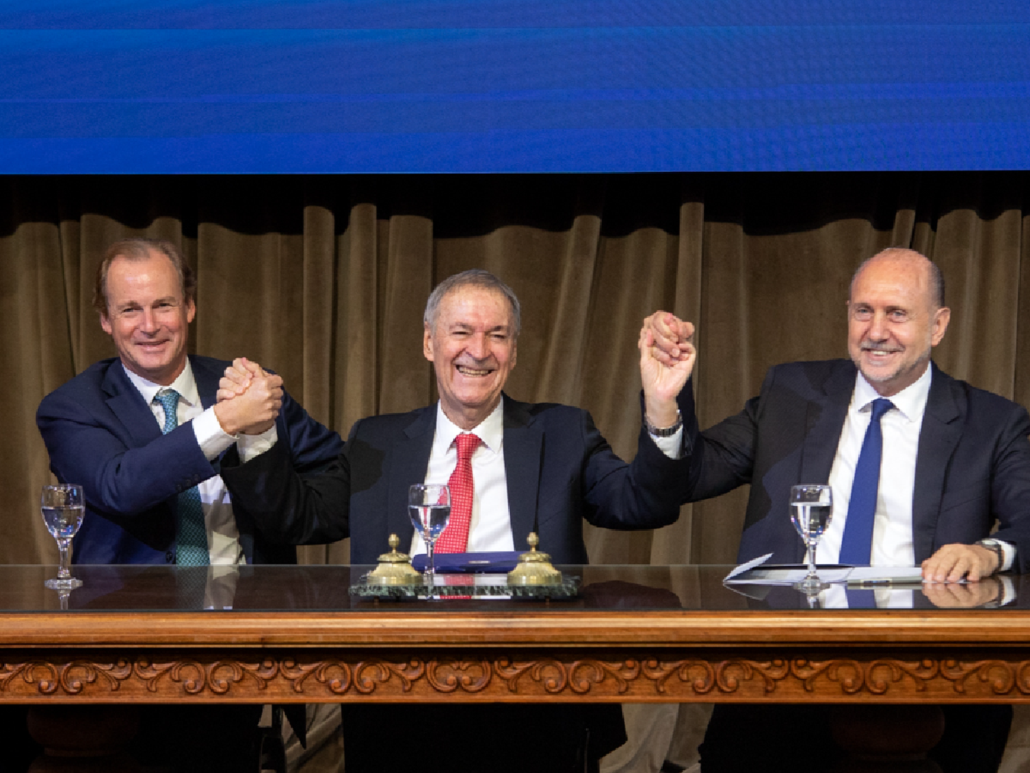 Schiaretti, Perotti y Bordet coincidieron en la necesidad de un país federal y productivo