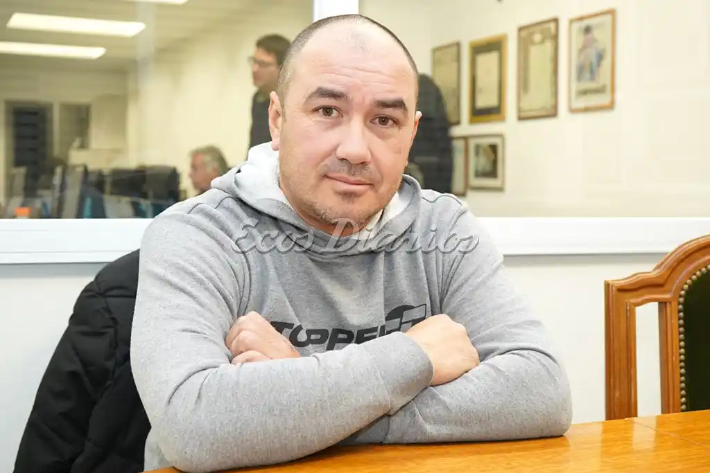 Darío Ramón. Entrenador del seleccionado juvenil