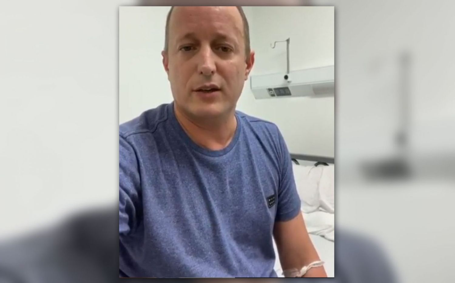 Martín Insaurralde de alta hospitalaria, continuará con su recuperación en domicilio