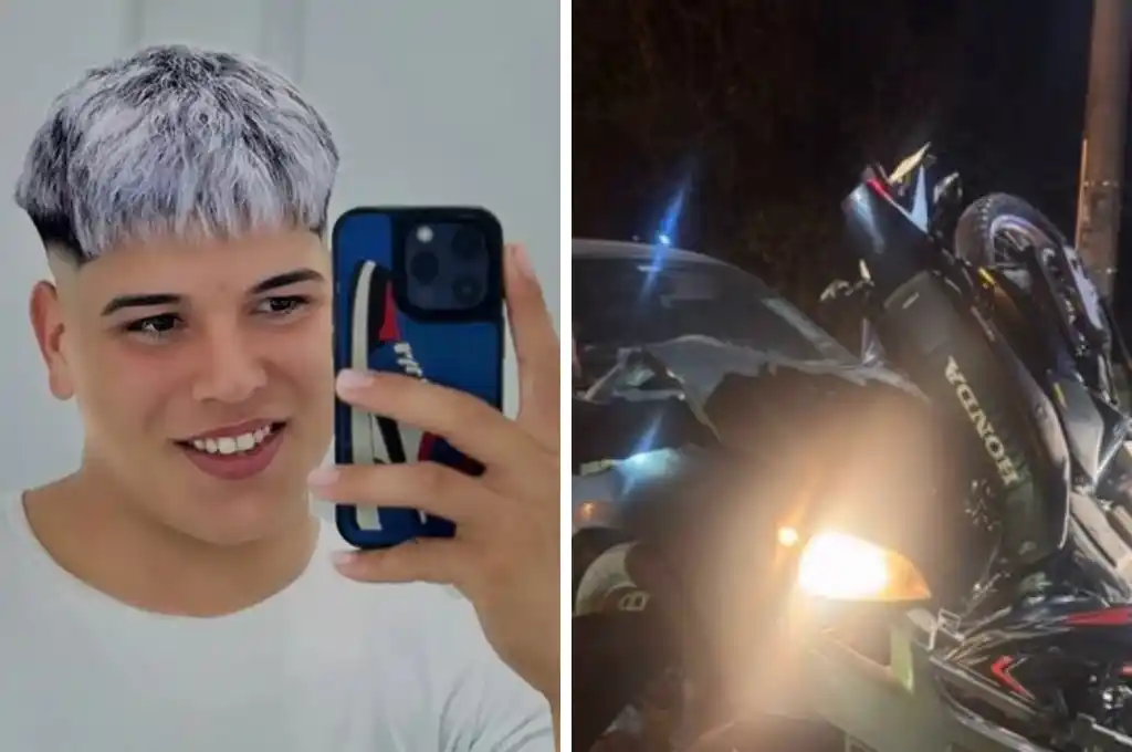 Thiago Medina sufrió un fuerte accidente automovilístico.