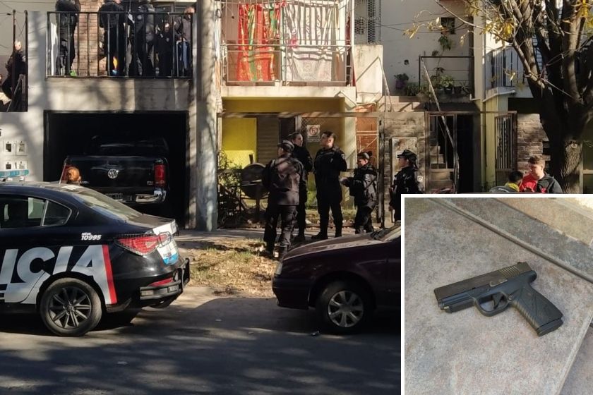 Baleó una casa a bordo de un monopatín en zona sudoeste y fue detenido