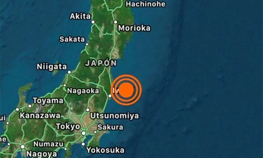 Terremoto de 6,8 grados y alerta de tsunami en Japón